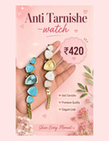 Anti-Tarnish Gold-Tone Stone Bracelet Watch for Women (Turquoise & White Options)